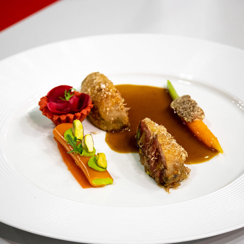 Dish by chef Stanislav Kubarev