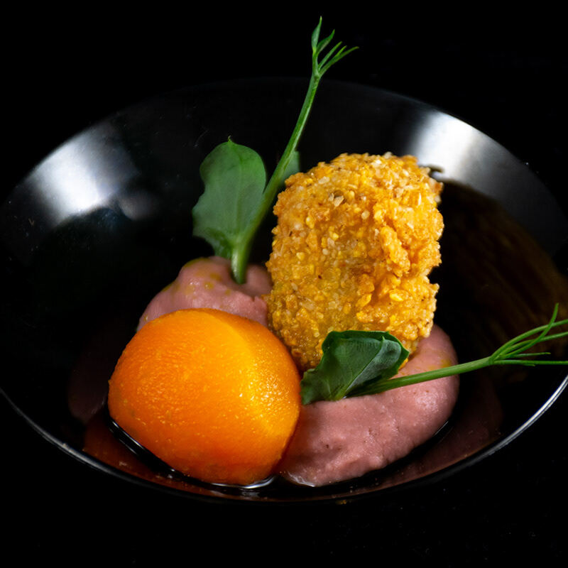 Dish by chef Stanislav Kubarev