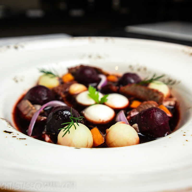 Dish by chef Stanislav Kubarev
