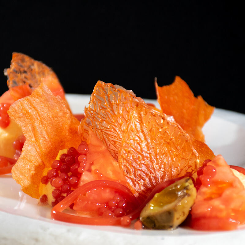 Dish by chef Stanislav Kubarev